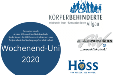 Video: Hier geht’s zur digitalen Wochenend-Uni!