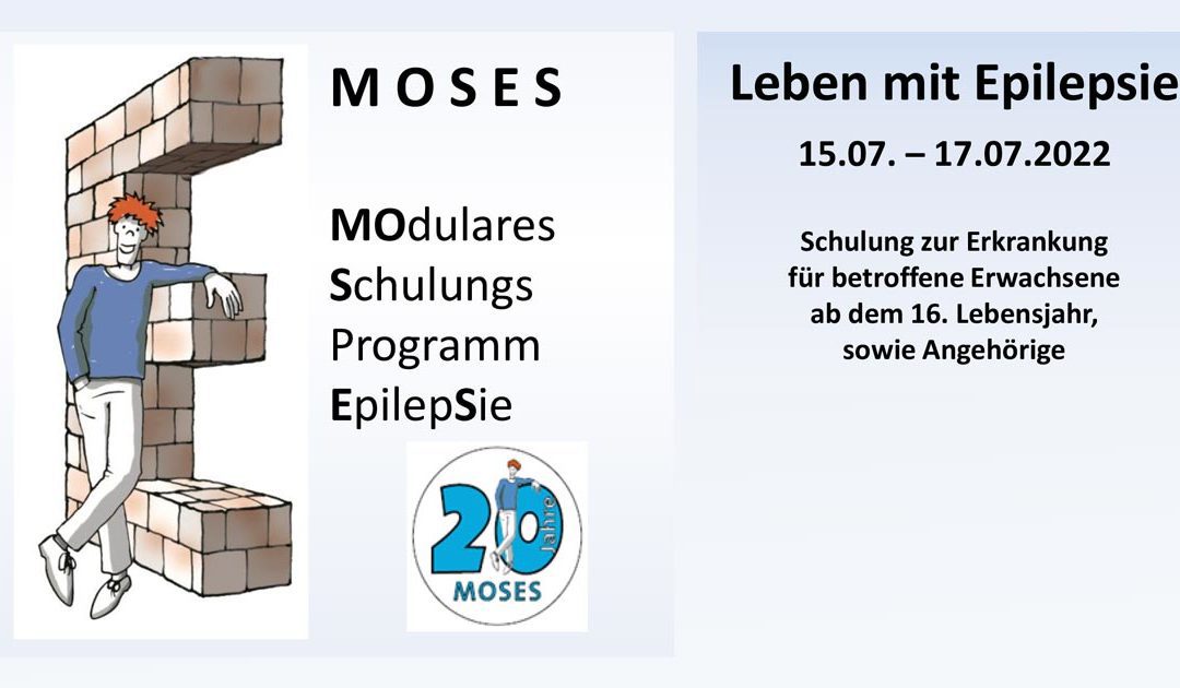 Das modulare Schulungsprogramm Epilepsie (MOSES) – Termine und Informationen für 2022