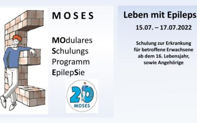 Das modulare Schulungsprogramm Epilepsie (MOSES) – Termine und Informationen für 2022