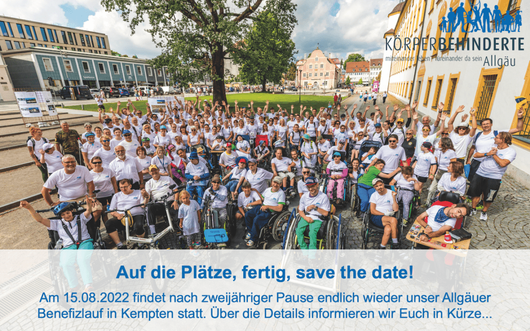 Save the Date: Allgäuer Benefizlauf am 15.08.2022