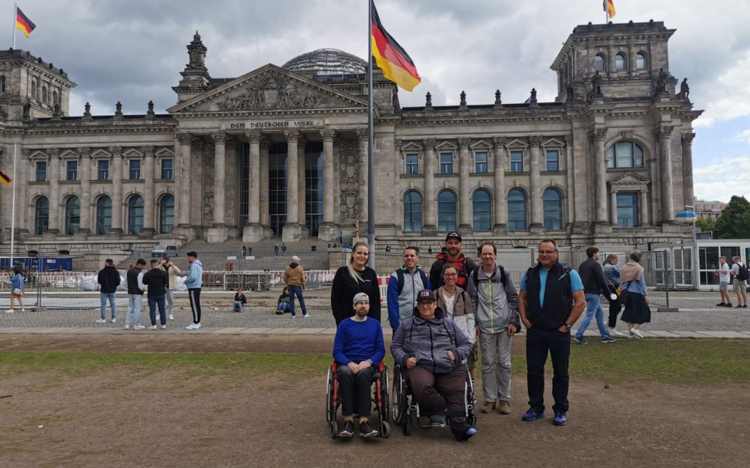 Foto von einem Ausflug nach Berlin der OBA von Körperbehinderte Allgäu