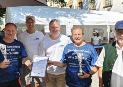 Gemeinsam sicherten sich unsere Partnergemeinden Buchenberg und Weitnau den ersten Platz.