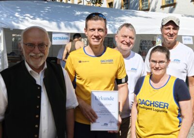 Auf Rang zwei verteidigte das Team Dachser seinen Platz auf dem Siegertreppchen.